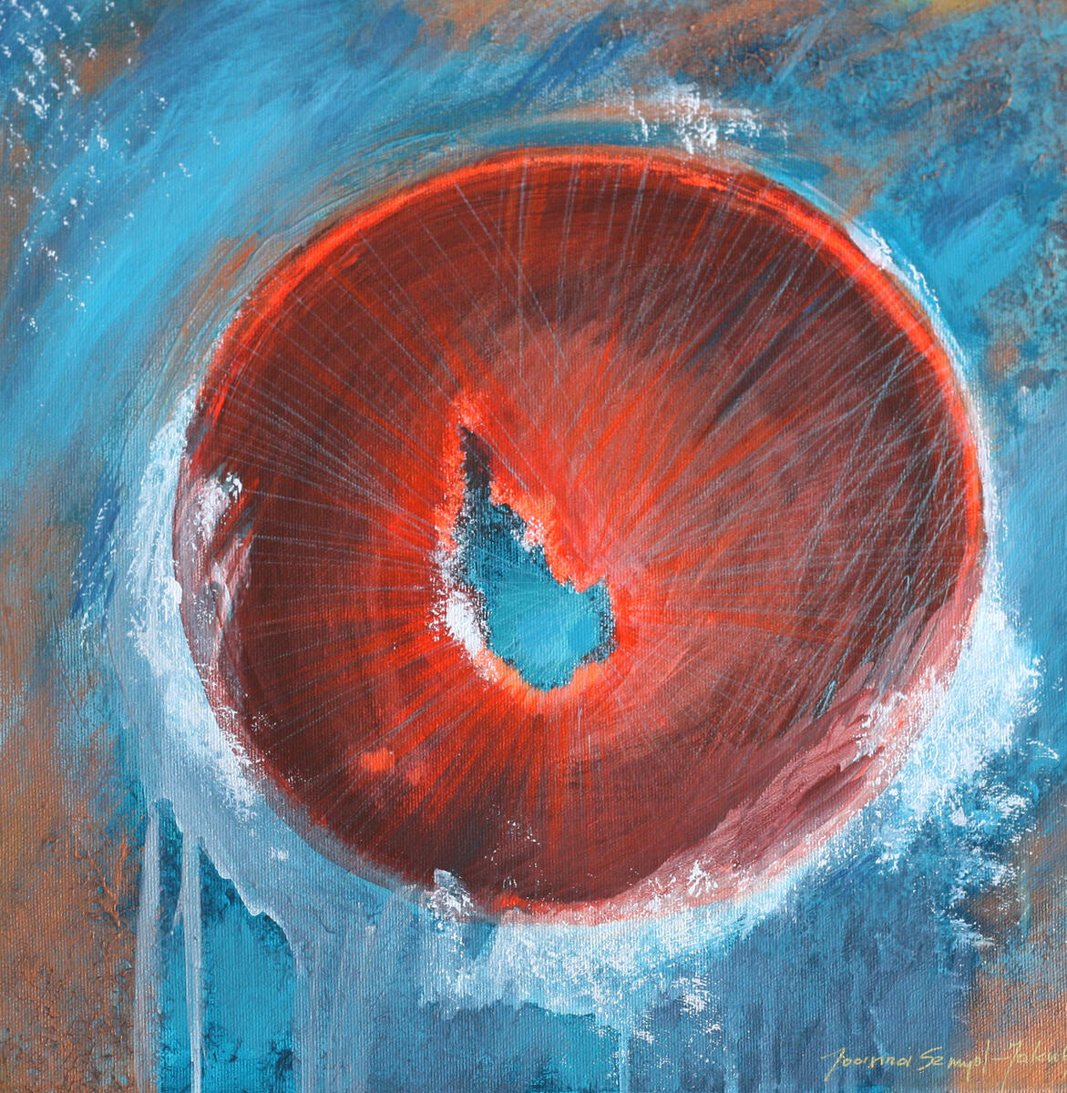 No. 3, akryl/płótno, 40x40 cm