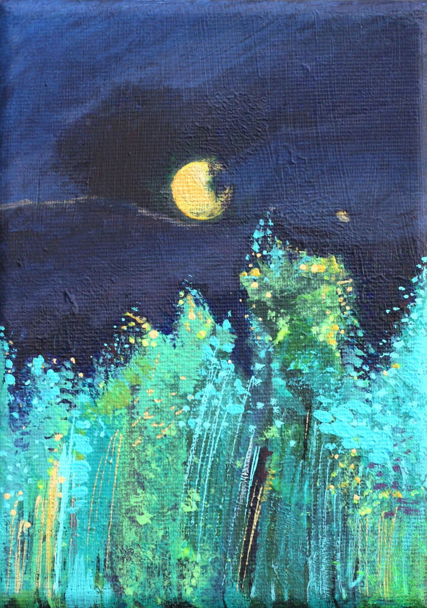 No. 21, akryl/płótno, 18x13 cm